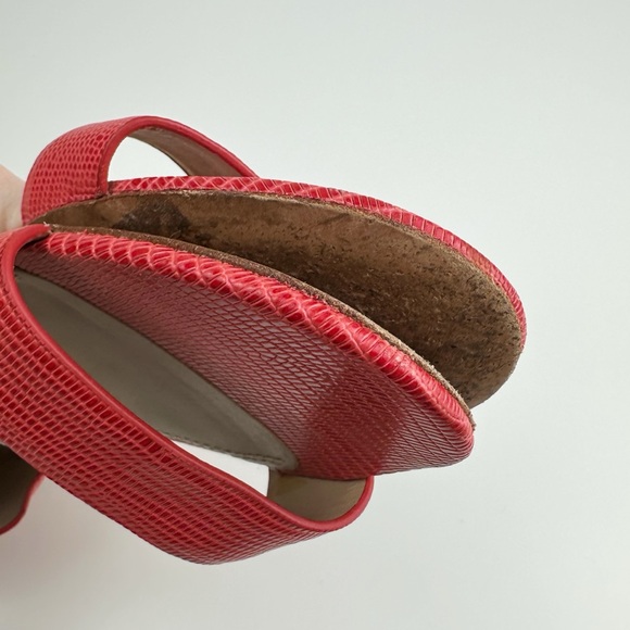 Tory Burch Savannah D’Orsay Flat Sandals in Melon/Coral 9 - Picture 7 of 14